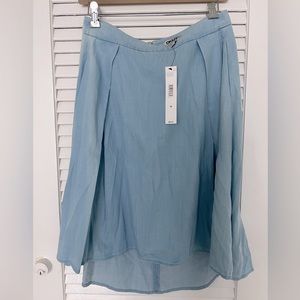 DKNY denim jeans midi skirt, lightblue, 4-6